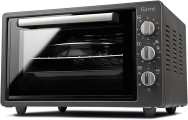 Girmi FE37 Grancotto 37 - Horno eléctrico ventilado, 1300 W, 37 litros, acero